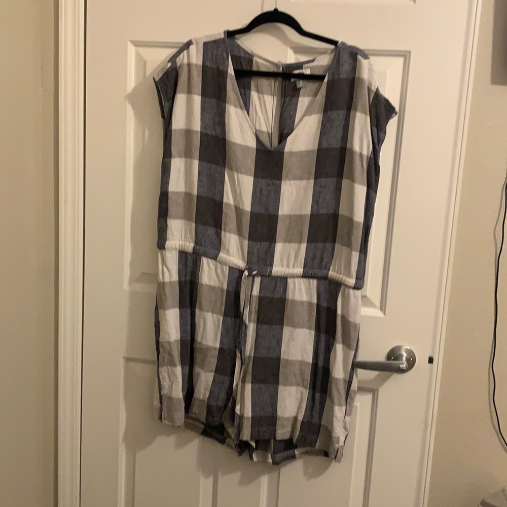 Plaid Romper